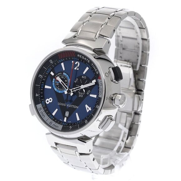 LOUIS VUITTON Tambour Regatta Q102D Chronograph alarm Quartz Men's Watch_837728 - Picture 2 of 6